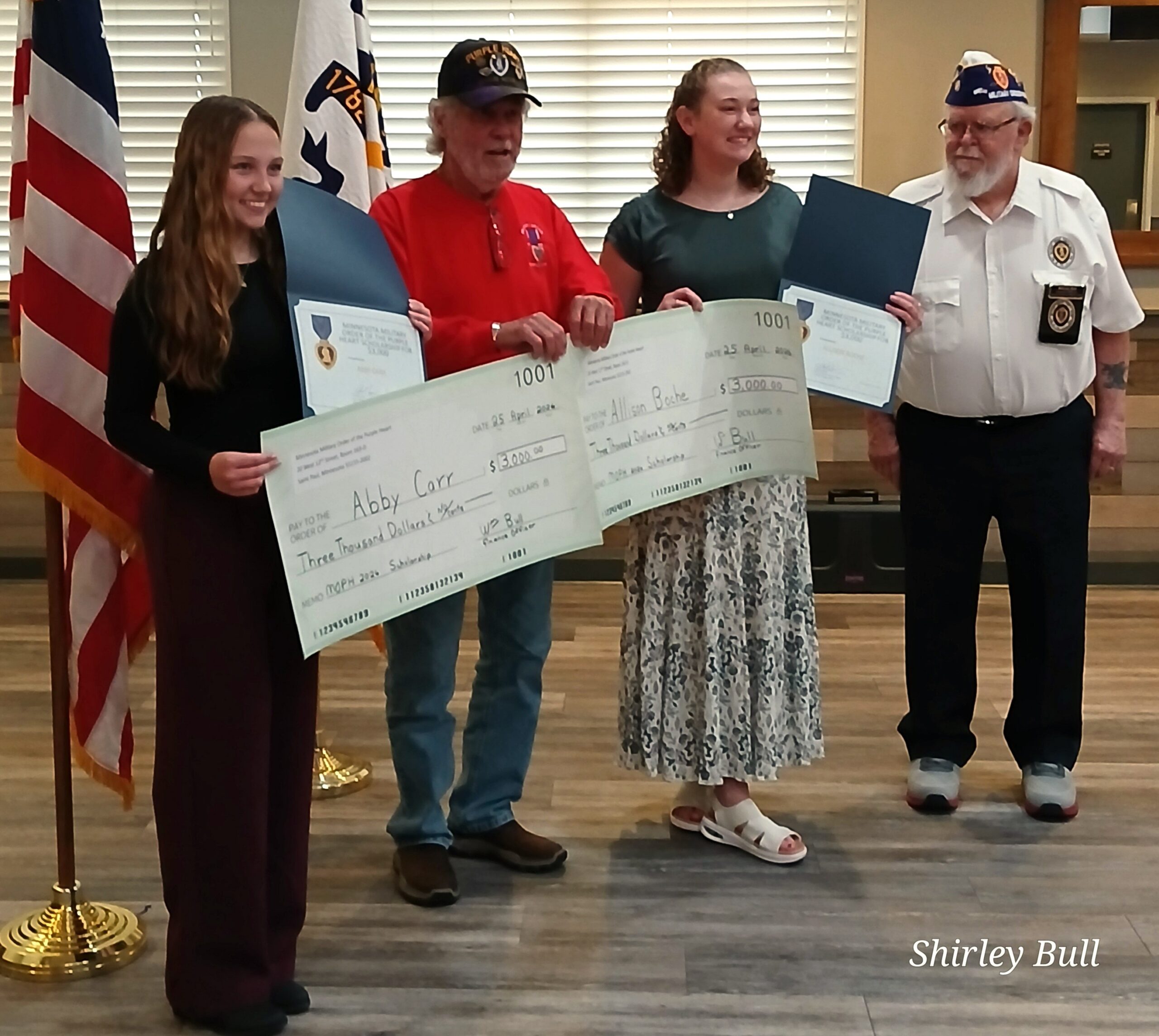 Abby Carr with Chuck and Bill 4-25-2026