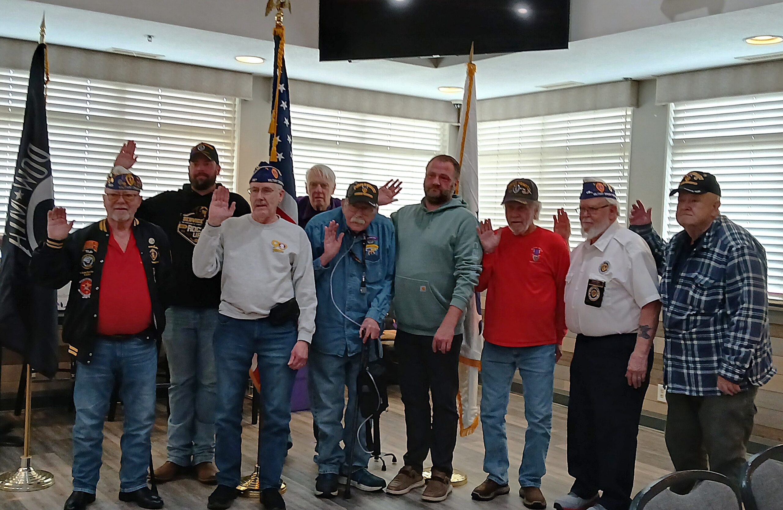 Picture of installed Officers 4-25-2026