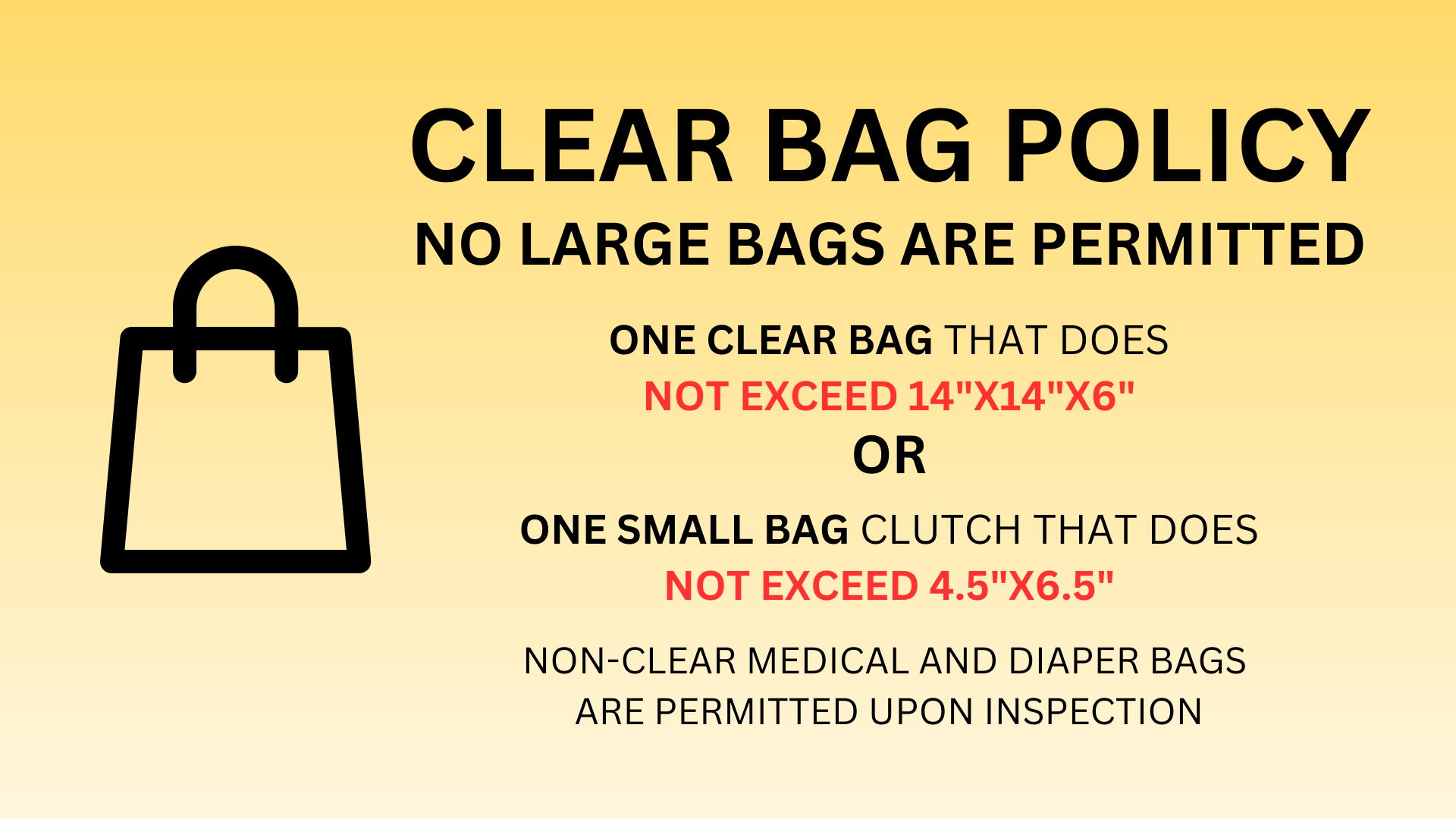 Clear Bag Policy